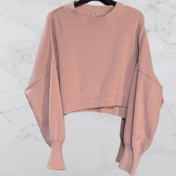 free people movement Sweaters - Free People Women's Pink Sweater Size XL